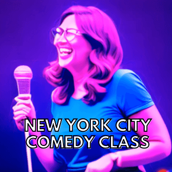 NYC Comedy Class, paper craft and ink teacher